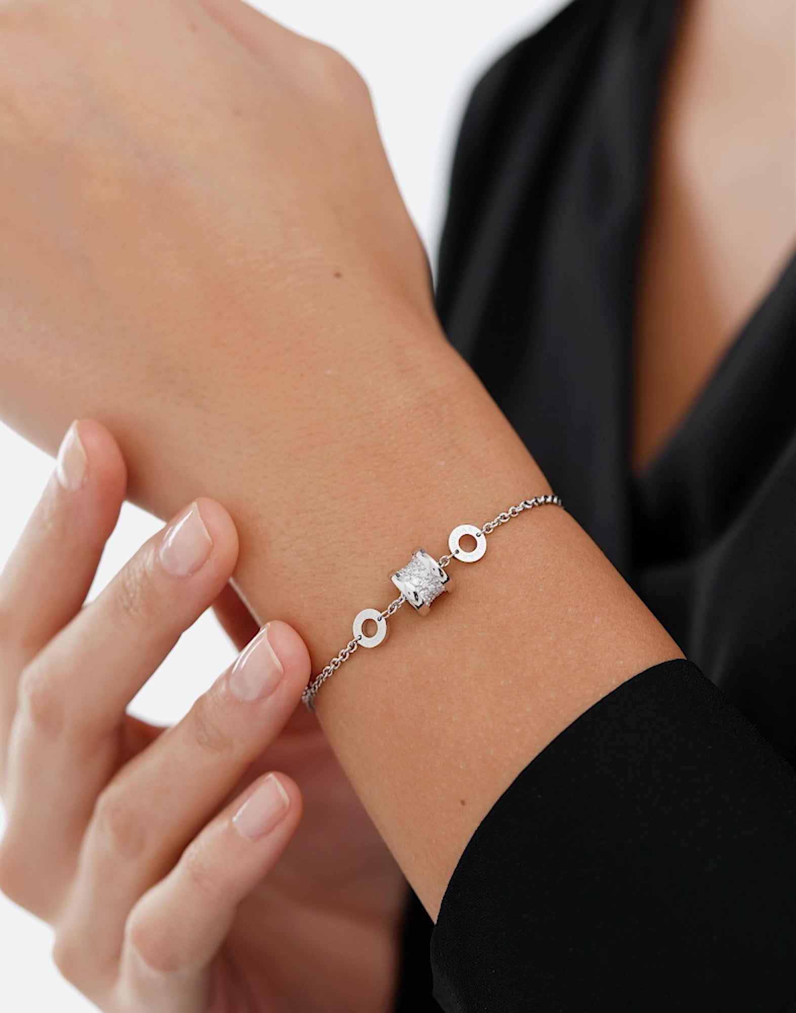 ホワイトゴールド ビー・ゼロワン ブレスレット に 0.31 カラット