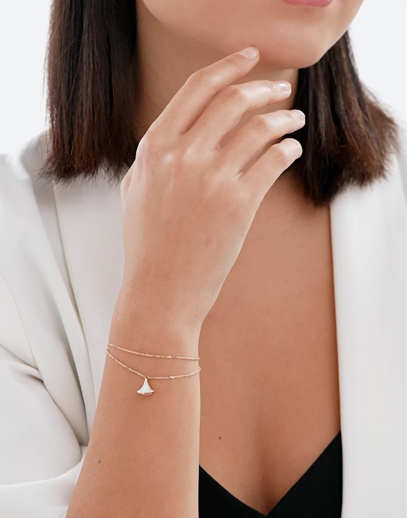 ピンクゴールド ディーヴァ ドリーム ブレスレット に マザー・オブ