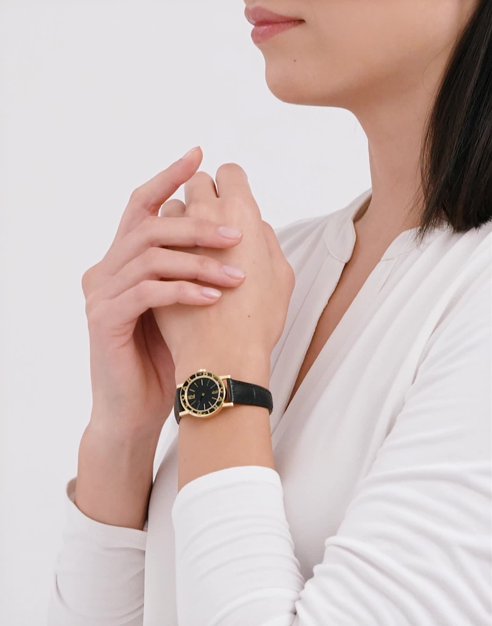 イエローゴールド ブルガリ・ブルガリ ウォッチ ブラック 103897