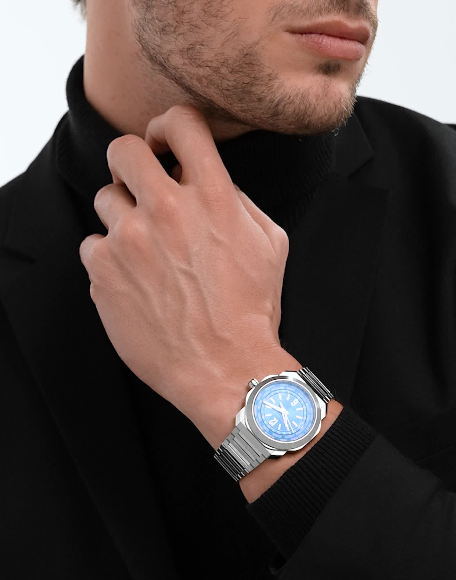 Steel Octo Roma Watch Silver 103481 | Bvlgari