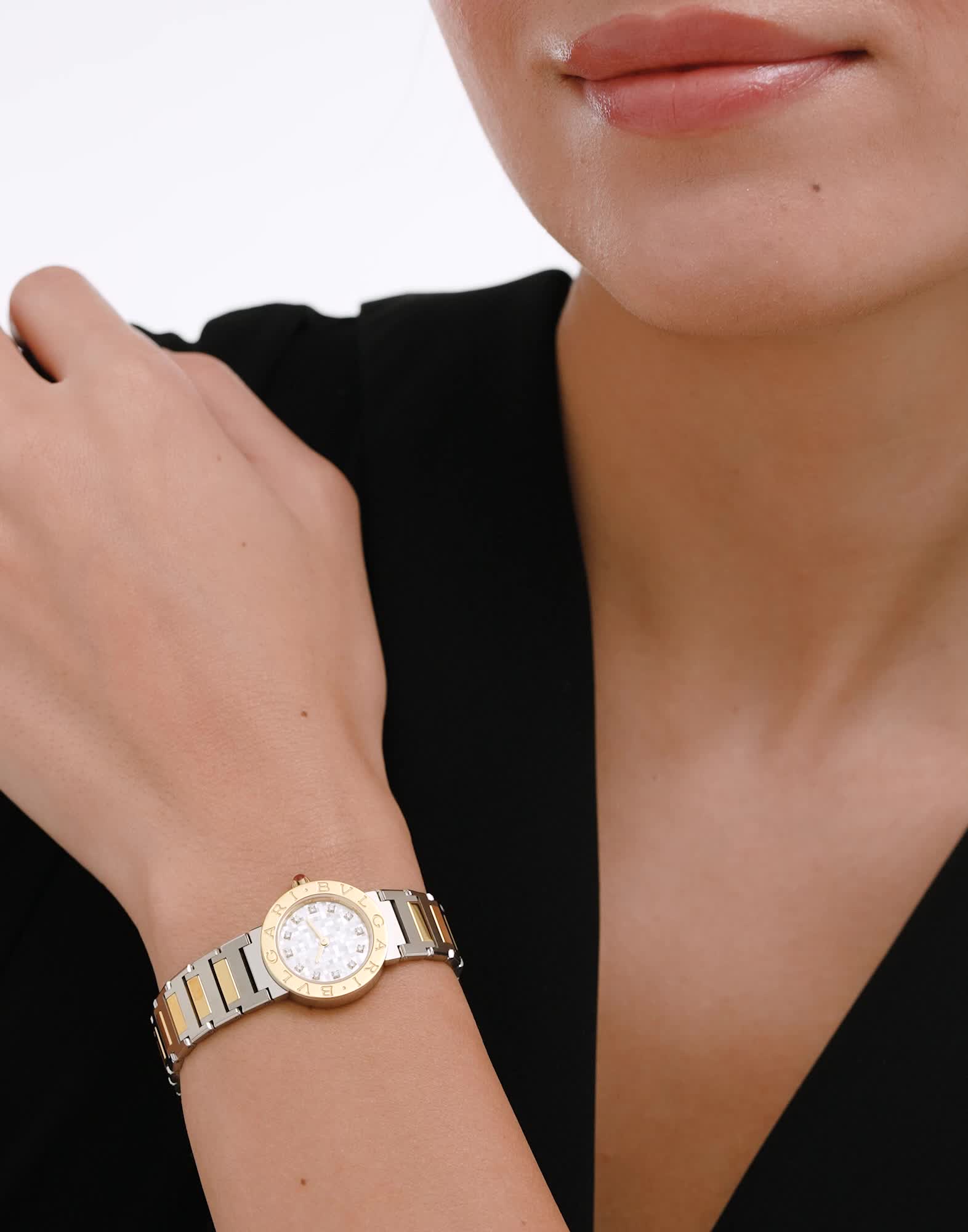 イエローゴールドとスティール ブルガリ・ブルガリ ウォッチ に