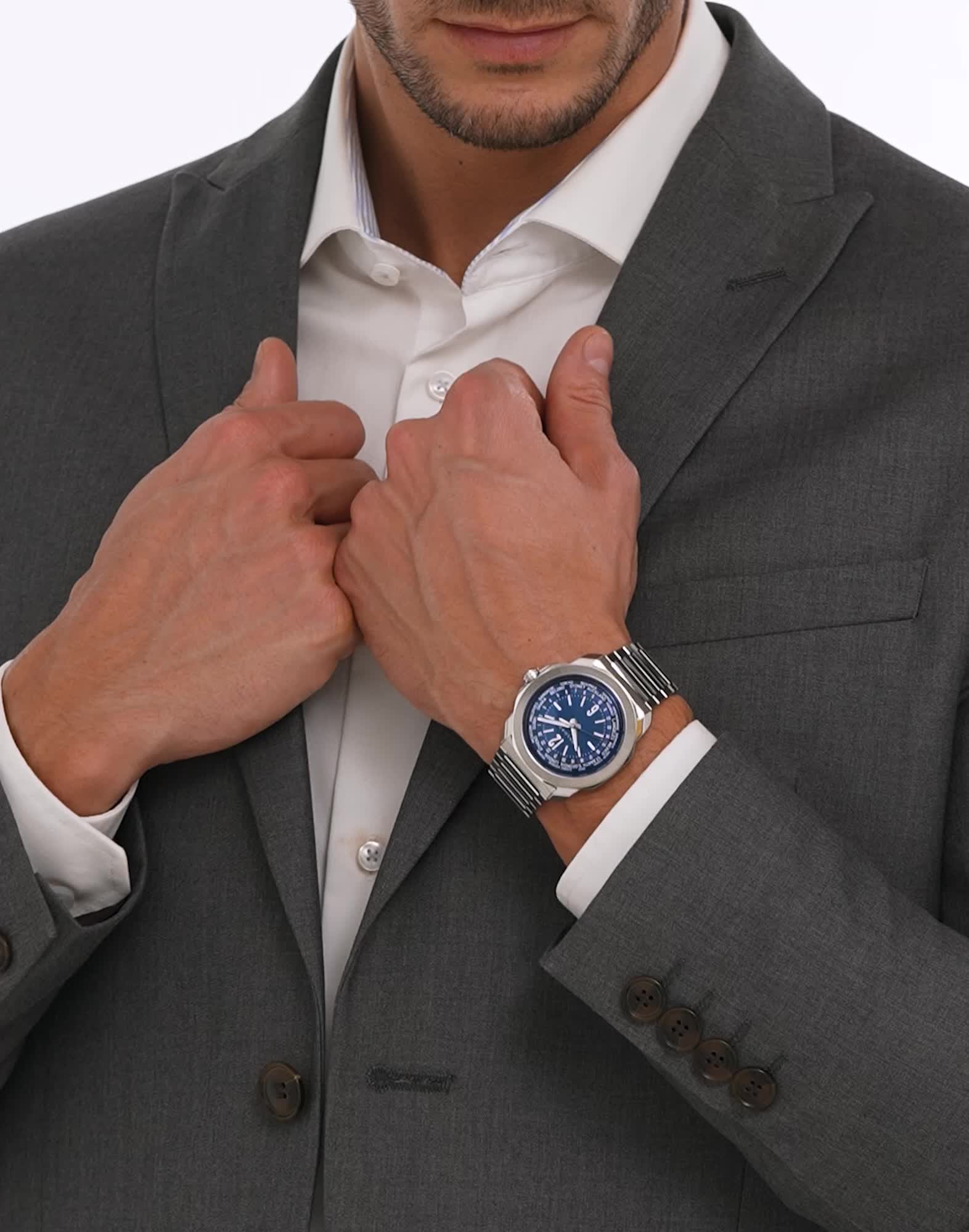 専用出品 Steel Octo Roma Watch Blue 103762 | Bvlgari