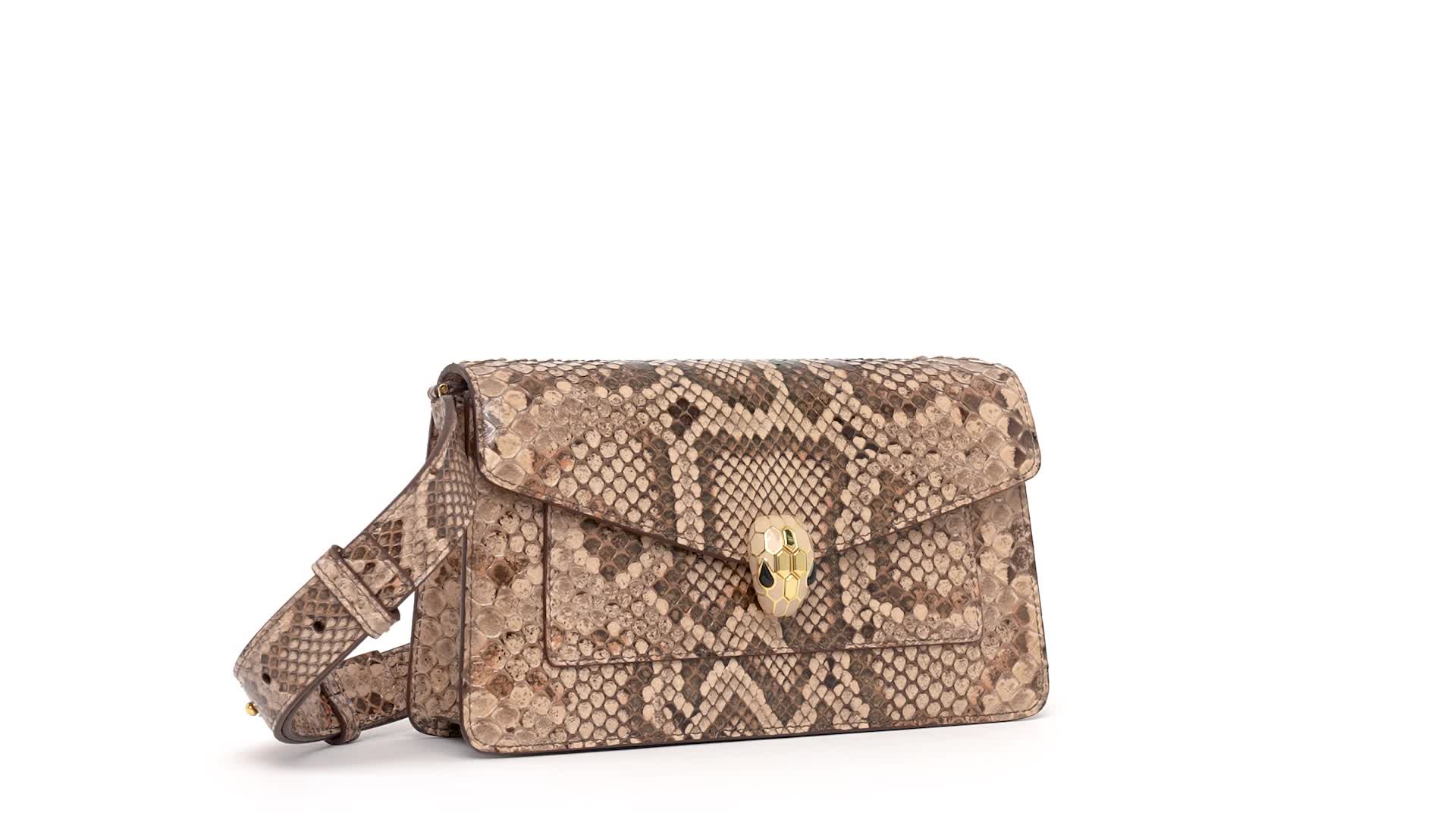 Serpenti Forever Crossbody Bag Python Leather 295081 | Bags
