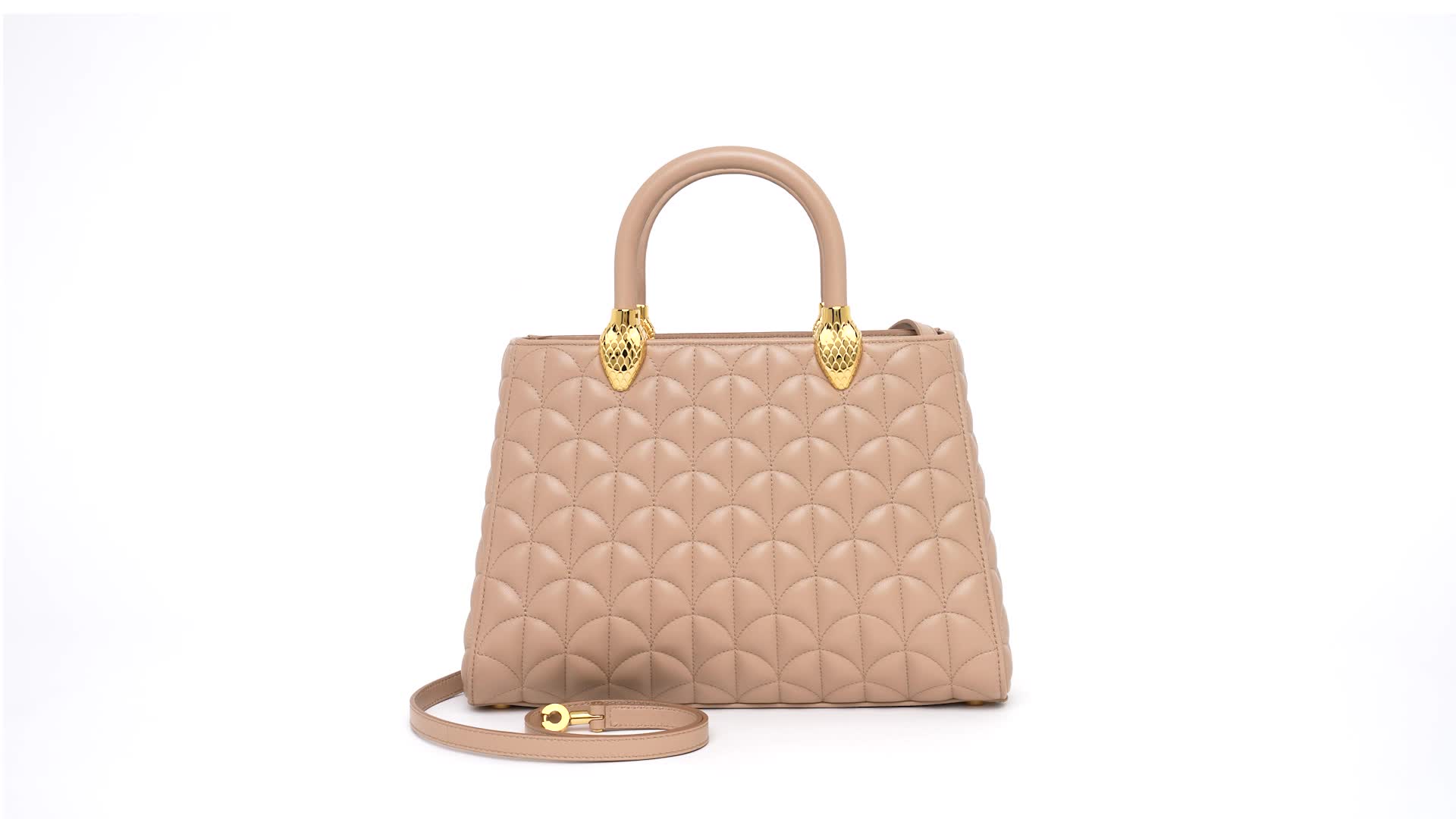 セルペンティーヌ デイ デュオ トップハンドル Calf Leather 295090