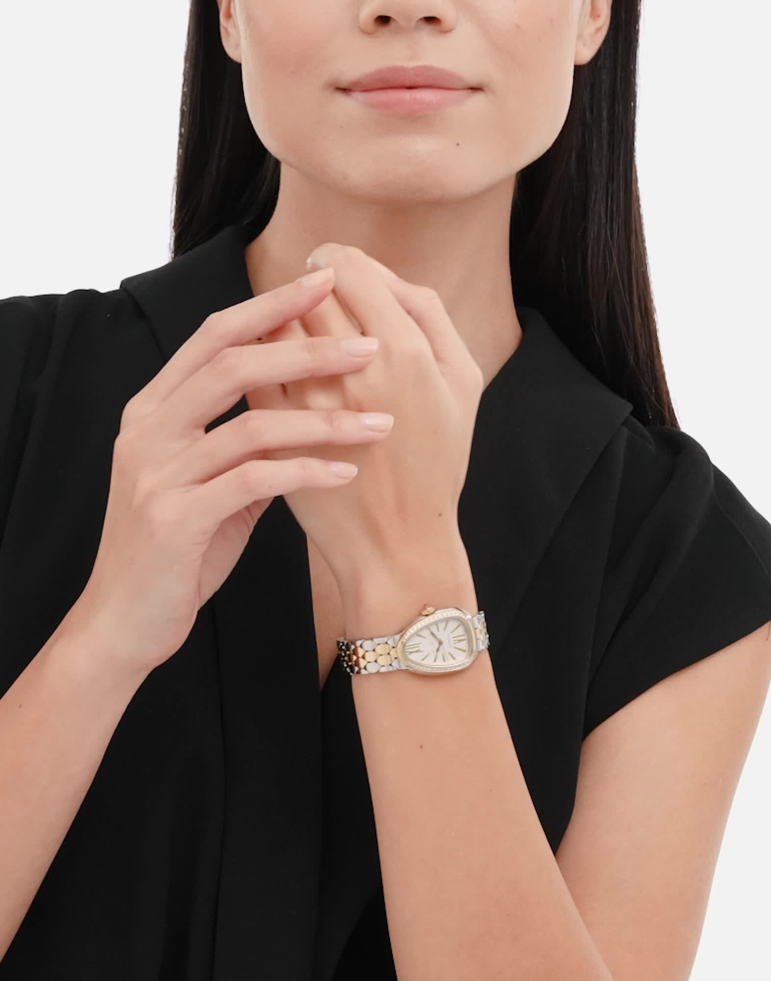 セルペンティ セドゥットーリ ウォッチ Yellow Gold And Steel 104061