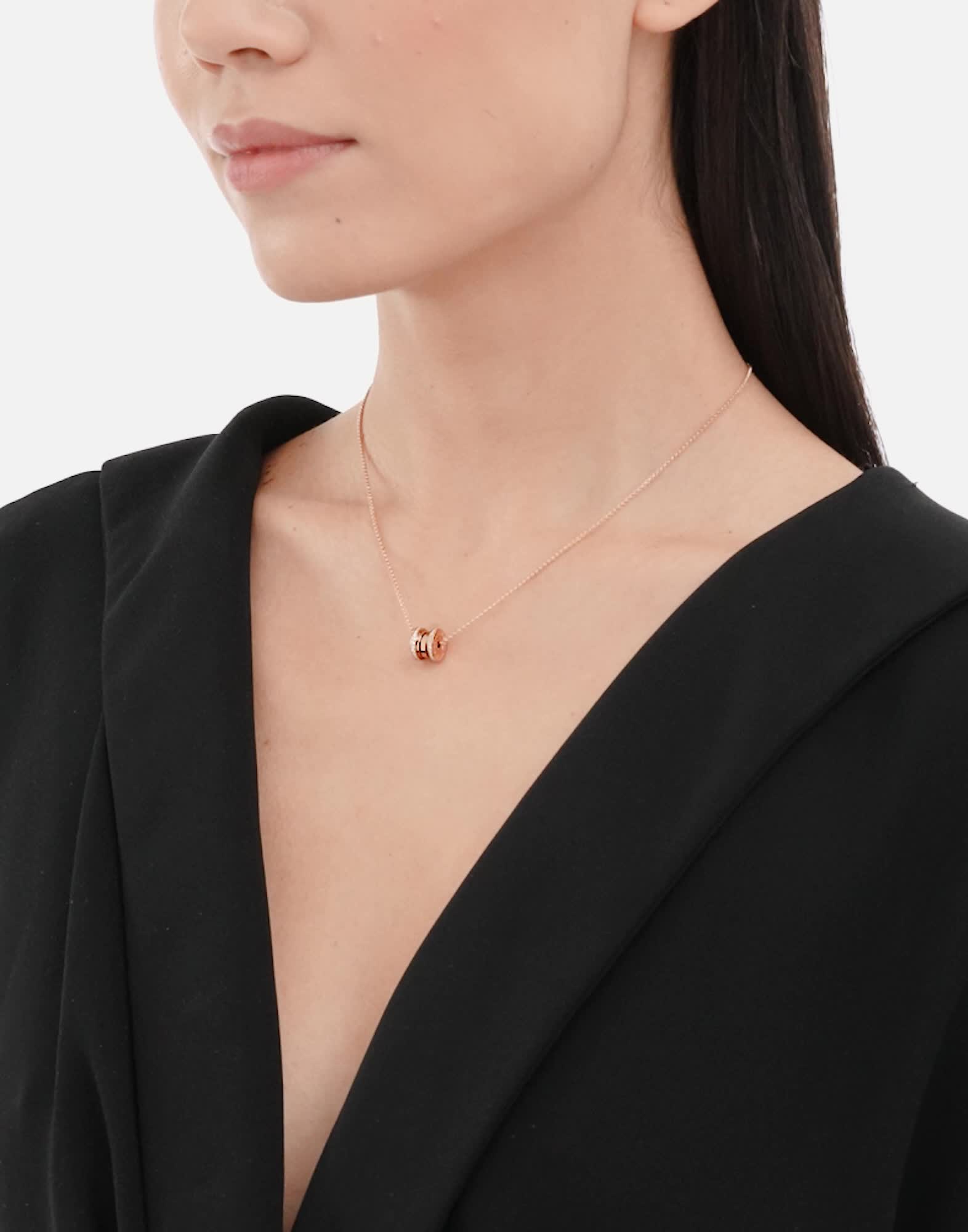 B.zero1 Necklace Rose Gold 362344 | Necklaces | Bvlgari Official Store