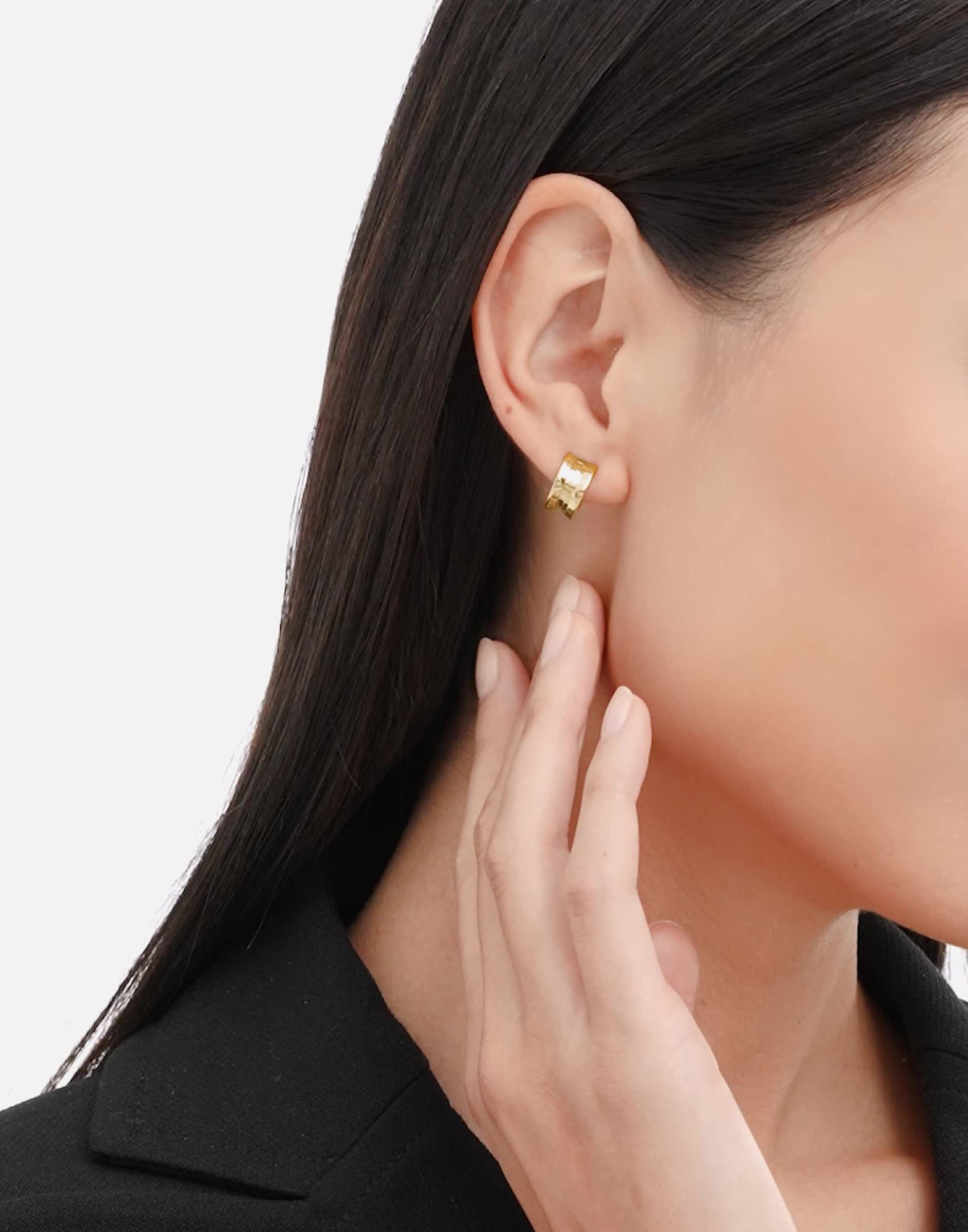 B.zero1 Single Earring Yellow Gold 362343 | Earrings | Bvlgari