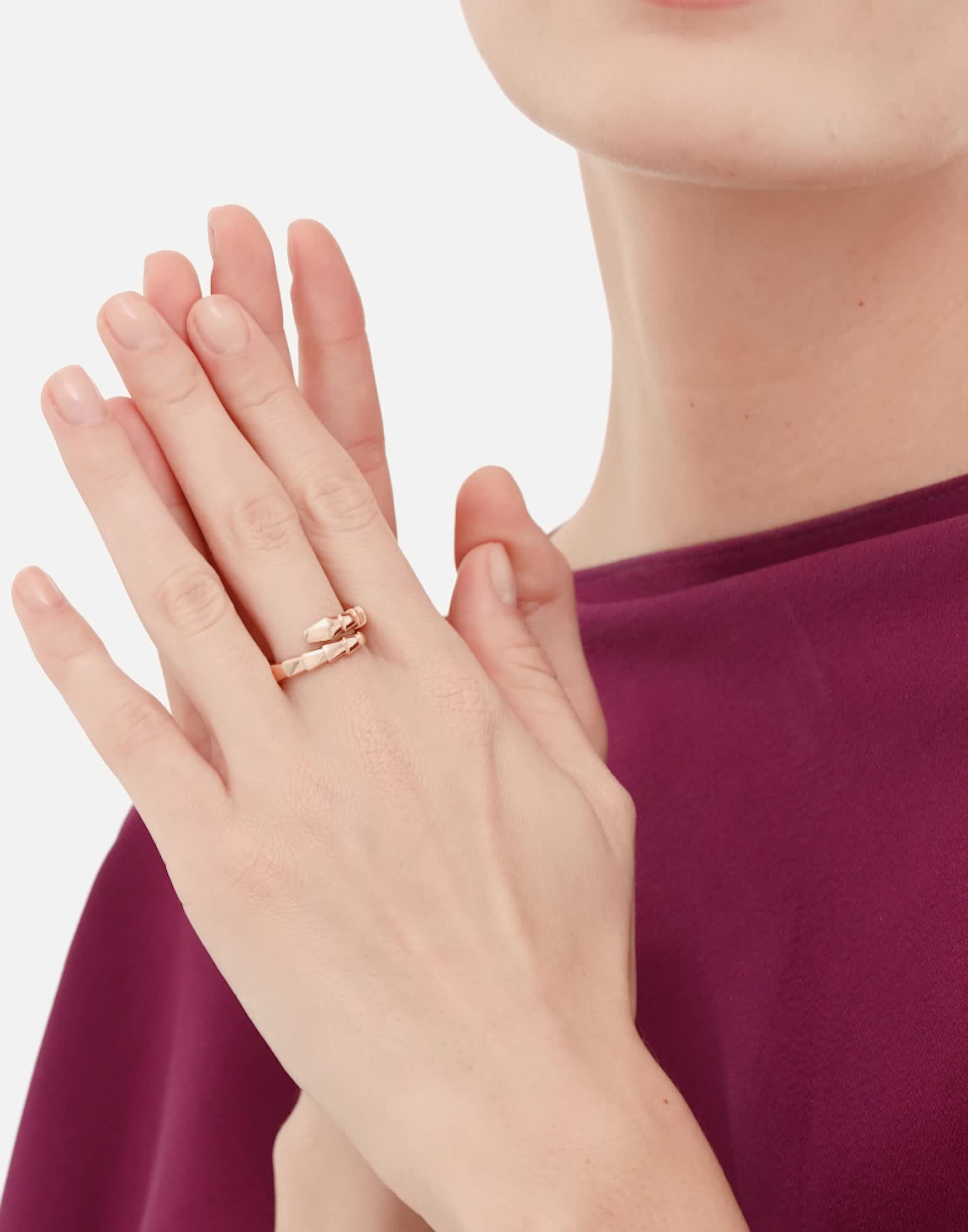 セルペンティ ヴァイパー リング Rose Gold 362140 | リング | Bvlgari