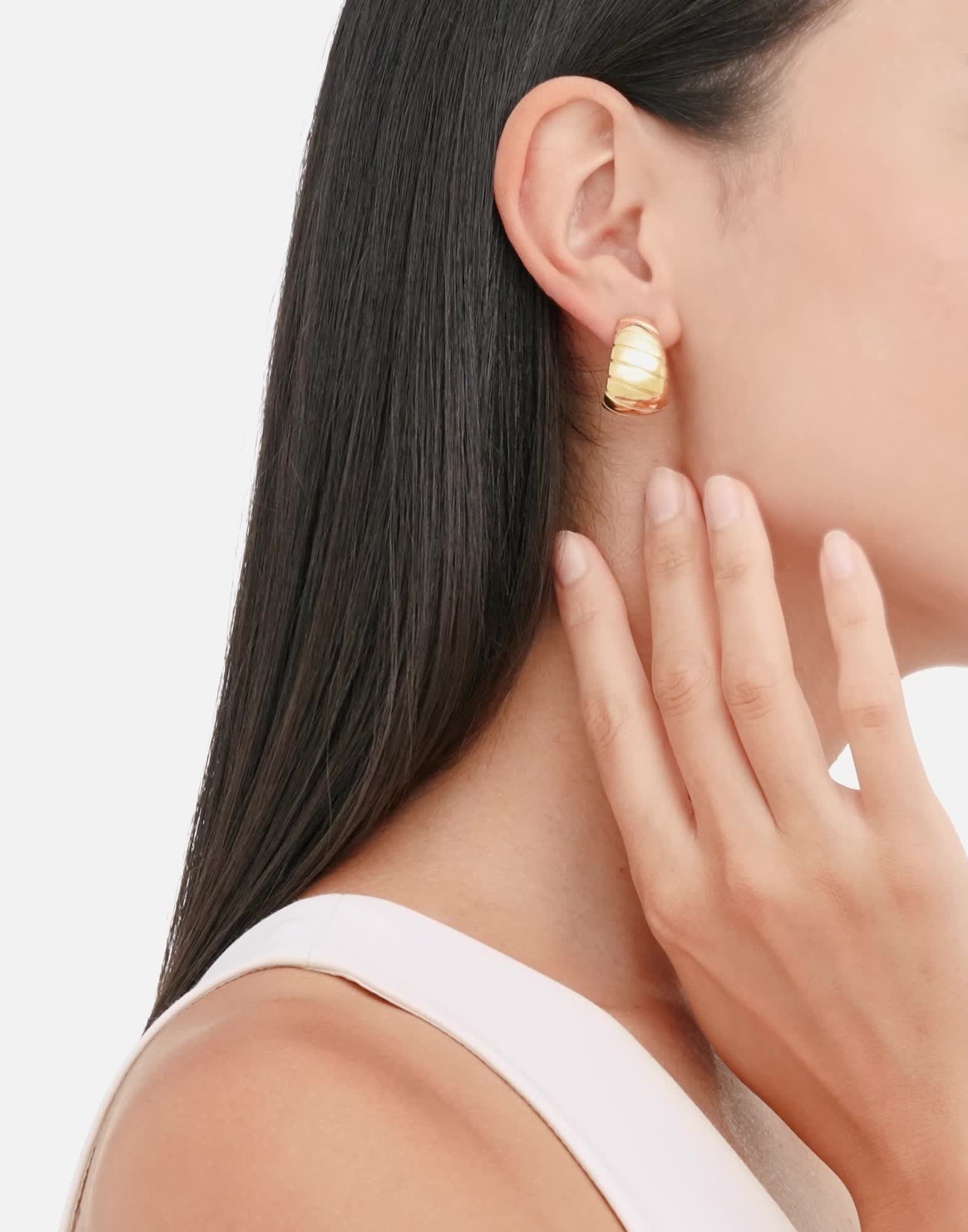 Bvlgari Tubogas Earrings Yellow Gold 362566 | Earrings | Bvlgari